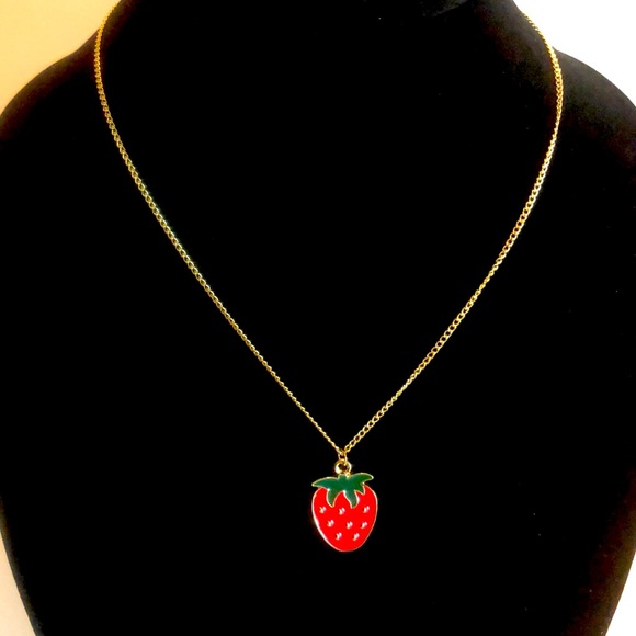 Strawberry 🍓 Necklace - Picture 3 of 3